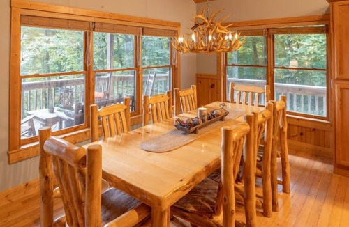 Wolf Laurel House | Spring Brook Mountain Retreat + Hot Tub +Sauna+ Fire Pit