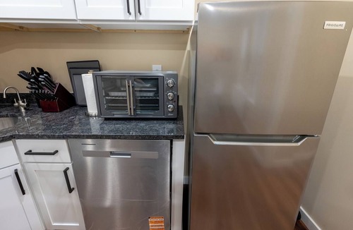 Albany Apartment | Stylish micro-loft near Lark St & Washington Park with full kitchen, loft bed & cozy workspace.