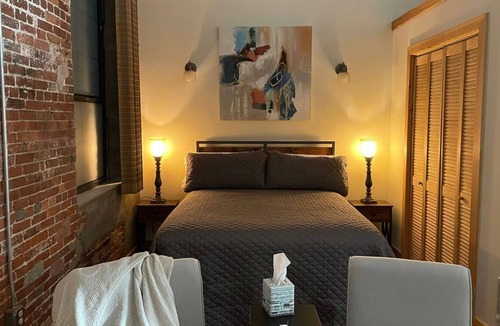 Pawtucket Apartment | The Rustic Red Studio Loft in Historic Pawtucket RI