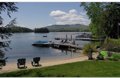 Sunapee House | Timber Frame Sunapee Lakefront, Sandy Beach, Minutes to Mt. Sunapee Skiing