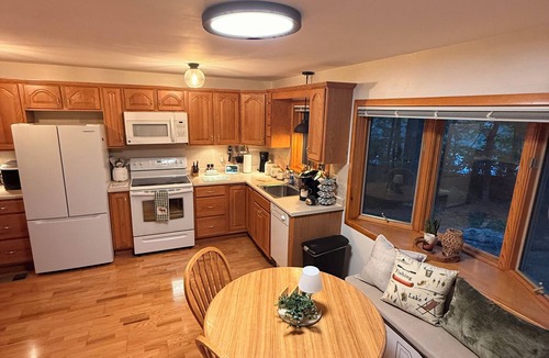 East Baldwin House | UPTA CAMP Sand Pond Serenity: 3BR, 2.5 Bath Waterfront Home with Private Dock!