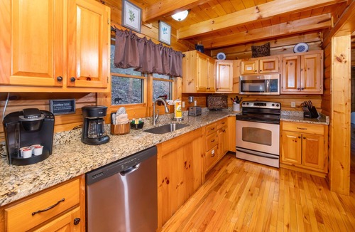 Sevierville Cabin | W/C Accessible, Firepit, Private, Mtn Views, Hot Tub, Pool Table