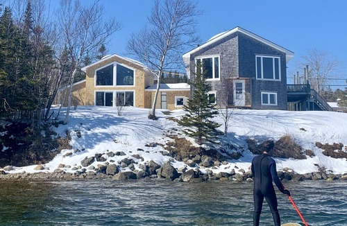 Baddeck Apartment | Water Front Studio ,The HydroFoil Hanger on Baddeck Bay