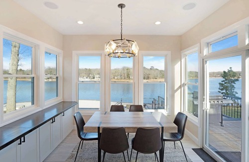 Ridge House | Waterfront Home w Private Beach & Firepit | Lake Panamoka
