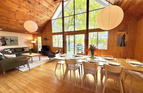 Wareham House | Waterfront Retreat - Tucked in the Woods, Private Dock, Dog-Friendly, Accessible