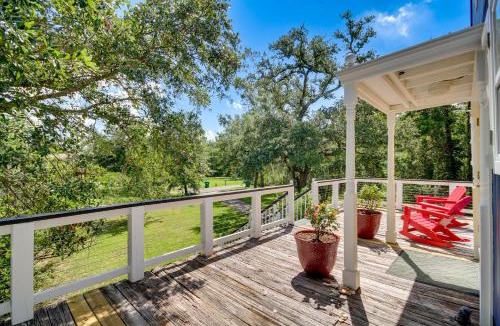 Bay St Louis House | Wraparound Deck: Unique Bay St Louis Home on Canal