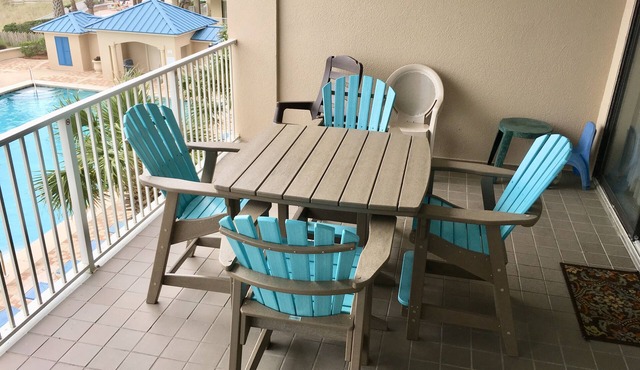 Bluewater 304~ Gulf Front-Oversize Balcony, Indoor Heated Pool/Spa