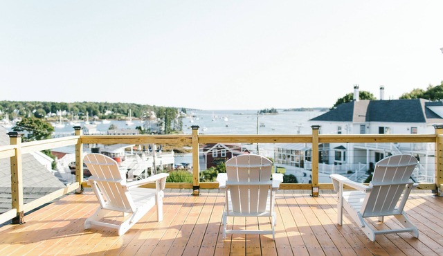 Boothbay Harbor King Suite - Room 1 at Greenleaf Inn - Balcony, Harbor Views!