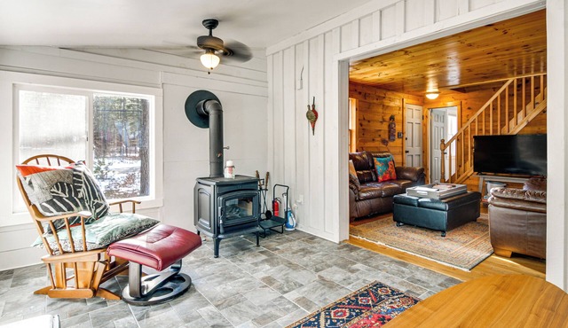Center Ossipee Cabin w/Game Room & Fire Pit!