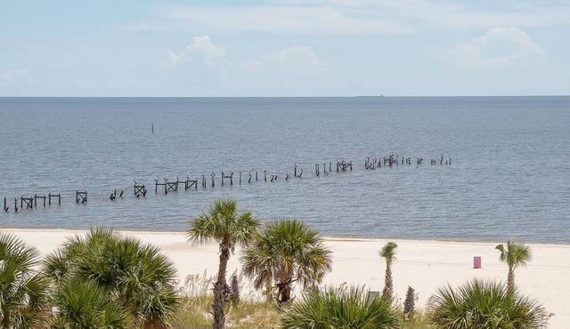 Condo Directly On The Beach In Pass Christian! 2 Bedroom/2 Bath- Sleeps 6!