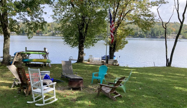 Enjoy S'more Vacation at our waterfront Lake Bomoseen 4 season house!