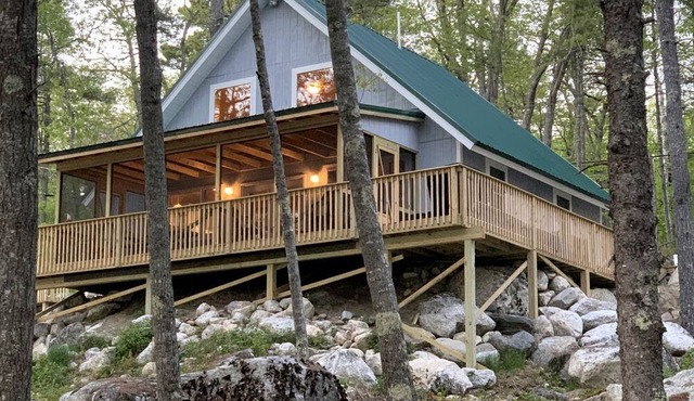 Impressive Cottage with Fire Pit and Lake Access in Orland, Maine