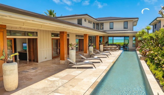 Kailua Beachside by Gather: Beachfront Villa w/Heated Pool & Ocean Views