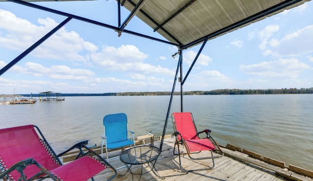 Lakefront w/ Dock, Detached Studio, Fire Pit!