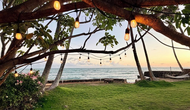 Oceanfront 2-Bedroom Retreat in Ewa Beach with AC, WiFi & Direct Beach Access