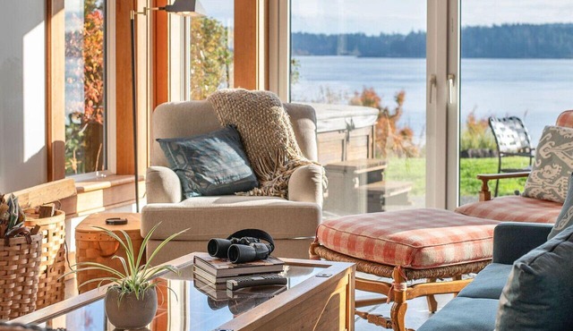 Oceanfront TimberFrame Home | Pool, HotTub & Views