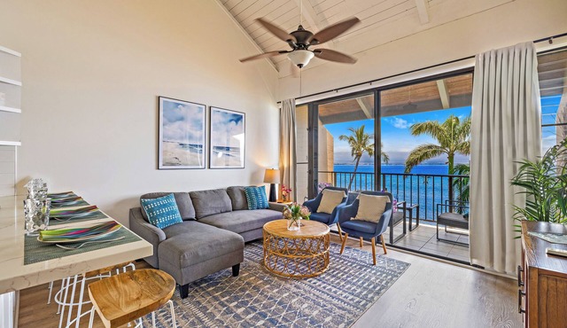 Oceanview, Air Conditioned, Centrally Located Maalaea Banyan Condo