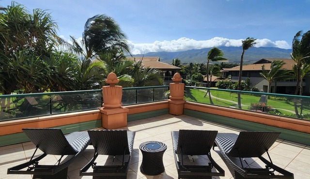 Private Corner Oasis | Wraparound Lanai & Waterfall Views at Honua Kai Konea 218