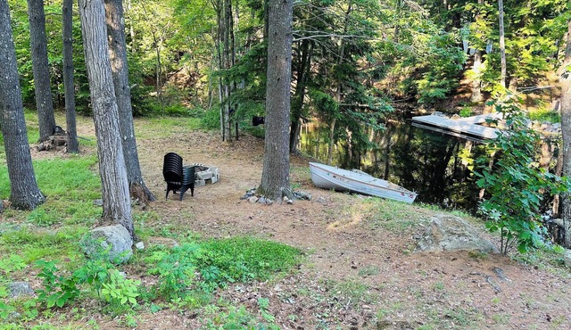 Professionally styled waterfront cottage on Sebago. Cozy and Serene.