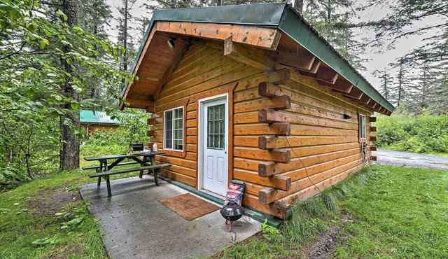 Quaint Seward Studio Cabin on Scenic Salmon Creek!