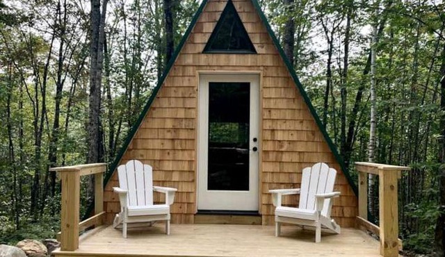 Secluded A-Frame with Dark Sky Stargazing near White Mountain National Forest, Stoneham, Maine