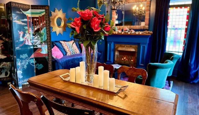 "Shepherdess": Mystic Blue Salon With River View